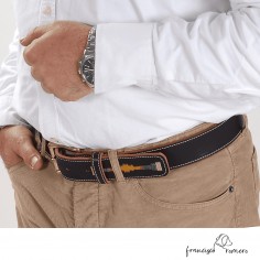 Cinturón Piel Bordado...