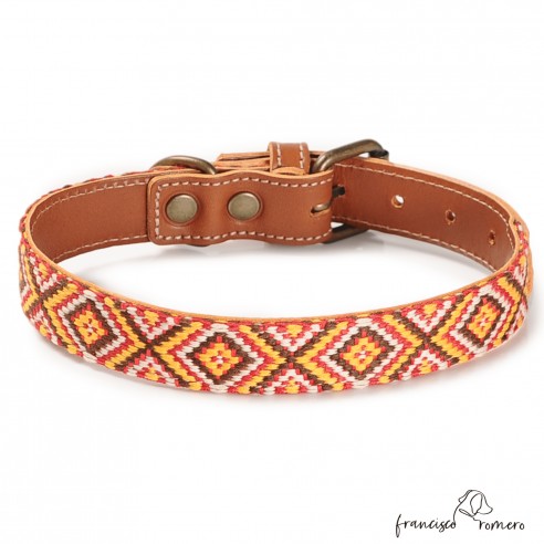 Collar para perro Piel Mosaico...