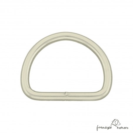 Medio punto Níquel 4 cm