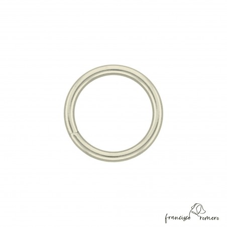 Anilla Níquel 25 mm para la fabricación de accesorios para perros