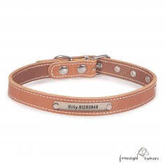 Collar de piel de...