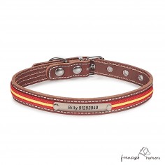 Collar piel vaquetilla...