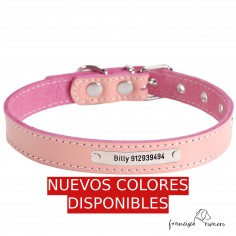 Collar de piel de...