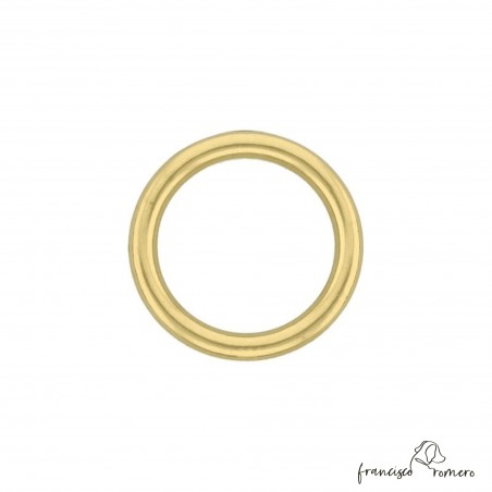 Anilla Latón 25 mm para la fabricación de accesorios para perros
