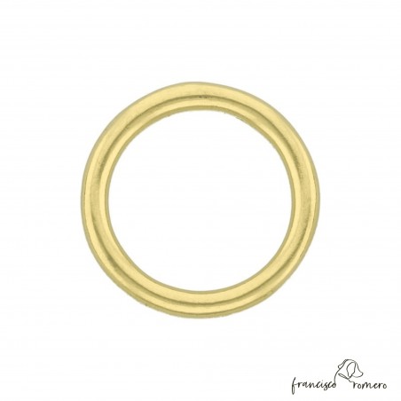 Anilla Latón 35 mm para la fabricación de accesorios para perros