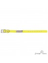 Collar Biothane Beta 2,5cm Personalizado Amarillo para perro