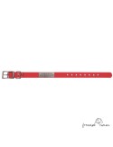 Collar Biothane Beta 2,5 cm Personalizado Rojo para perro