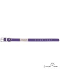 Collar Biothane Beta 2,5 cm Personalizado Violeta para perro