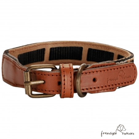 Collar Piel Funda Antiparasitaria Estrella Rojo Personalizado