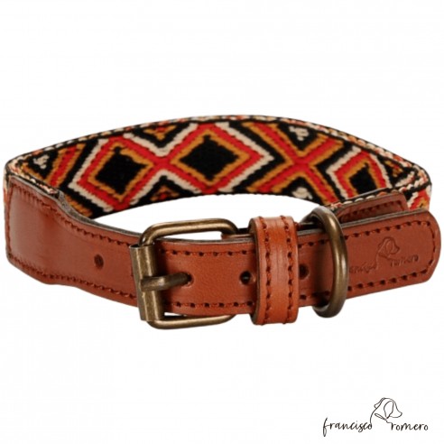 Collar para perro Piel Luna Rojo...