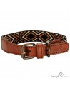 Collar para perro Piel Luna Marrón