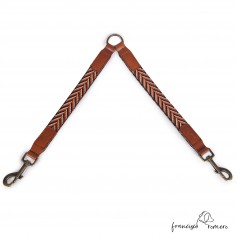 Amarre para dos perros Piel...