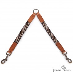 Amarre para dos perros Piel...