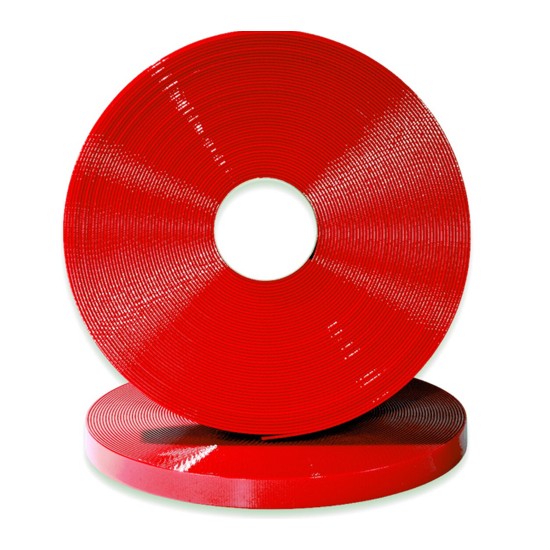 Biothane Gold rojo ancho 2.5 cm