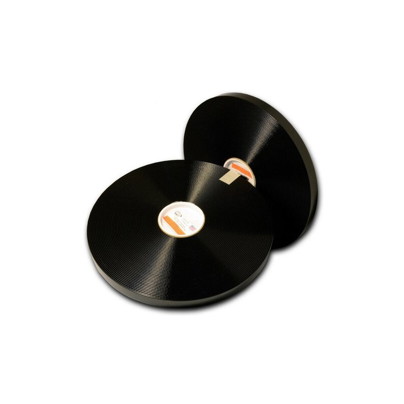 Biothane Gold negro ancho 2.5 cm