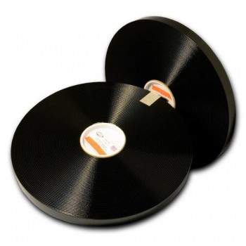 Biothane Gold negro ancho 2.5 cm