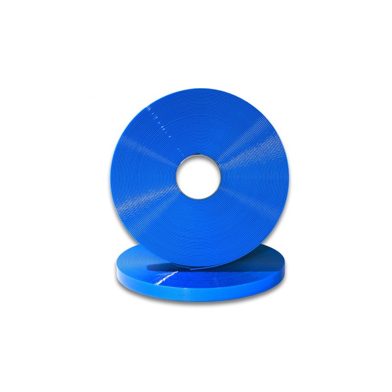 Biothane Gold azul ancho 3.8 cm