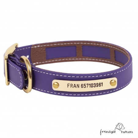 Collar Biothane Beta Funda Antiparasitaria Hebilla Latón Personalizado