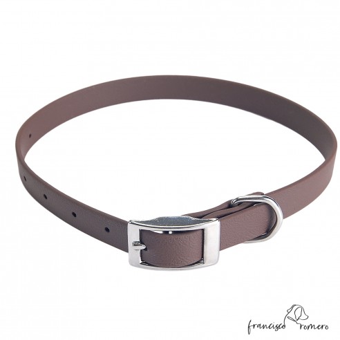 Collar Biothane Beta 1,6 cm color marrón