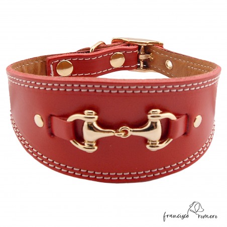 Collar para Galgo Estribo Oro