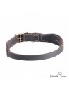 Collar cuero 10x4 con hebilla para perro