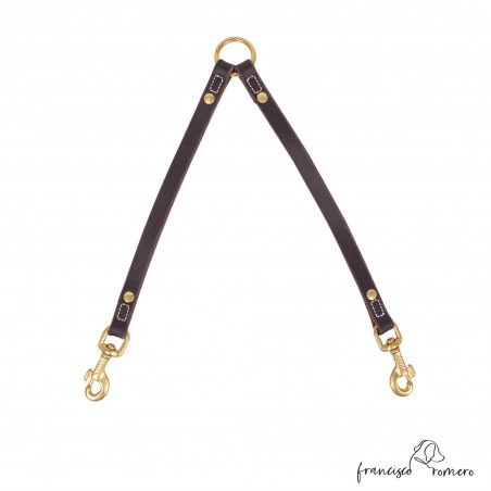 Amarre Dos Perros Piel Engrasada