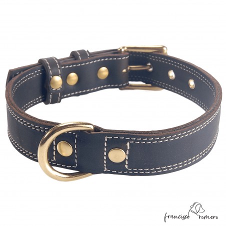 Collar Premium de alta resistencia en piel y Biothane