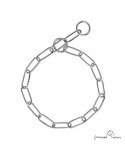 Collar metálico eslabón grande para perros
