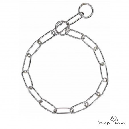 Collar metálico eslabón grande