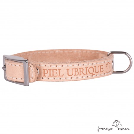 Collar de piel para perro puppy