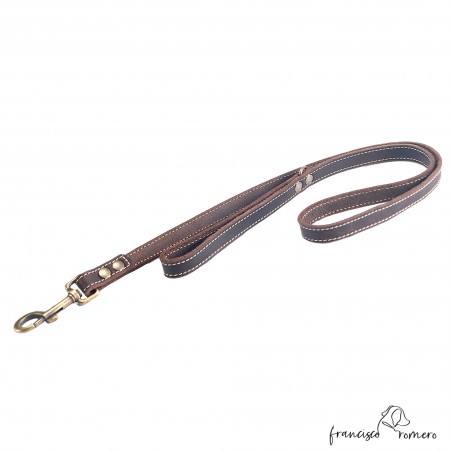 Correa Piel Engrasada Herrajes Oro Viejo