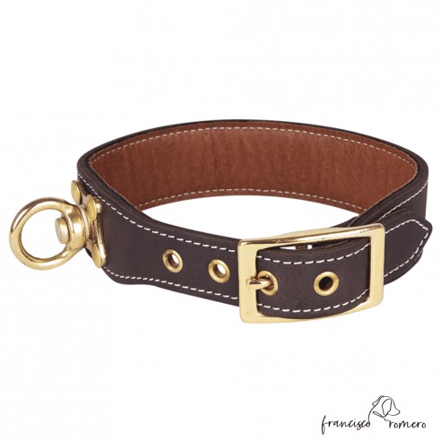 Collar de piel engrasada con...