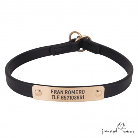 Collar adiestramiento perros biothane súper duro Personalizado