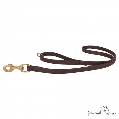 Correa de paseo con anilla en asa biothane súper duro para perro