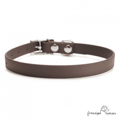 Collar Biothane Beta 1,6 cm color marrón