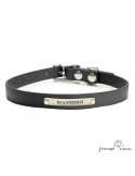 Collar Biothane Beta 1,6 cm color negro Personalizado