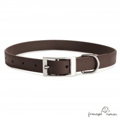 Collar Biothane Beta 1,6 cm color marrón Personalizado 2