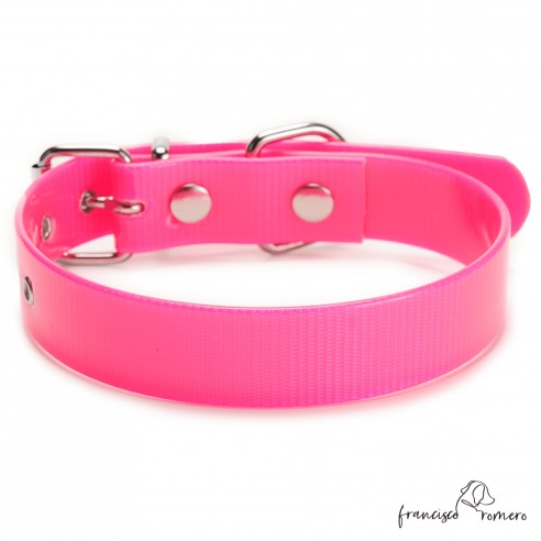 Collar Biothane Gold ancho cinta 2,5...