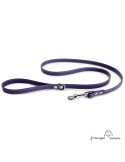 Correa de Paseo Biothane Beta con costura violeta