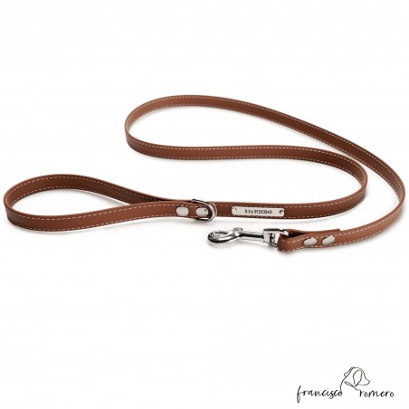 Correa de Paseo Biothane Beta con costura Personalizada para perro