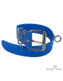 Collar para perro Biothane 3,8 cm quita vueltas Azul
