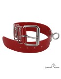 Collar para perro Biothane 3,8 cm quita vueltas Rojo