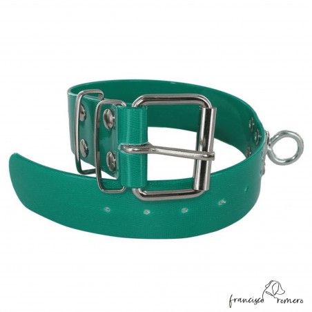 Collar para perro Biothane 3,8 cm quita vueltas Verde