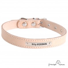 Collar de piel de...