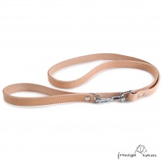 Correa para perros piel vaquetilla Natural