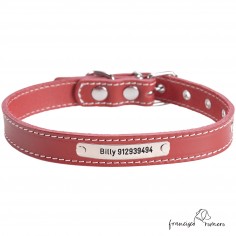 Collar de piel de...