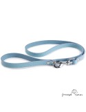 Correa para perros piel vaquetilla Celeste