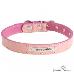 Collar de piel de...