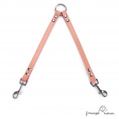 Amarre para perros piel de Ubrique Rosa