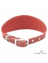 Collar para Galgo sin Forro Interior Burdeos
